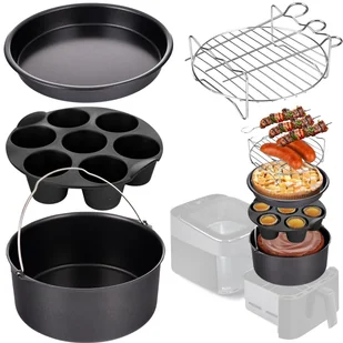 ZESTAW AKCESORIÓW LEHMANN DO FRYTKOWNICY BEZTŁUSZCZOWEJ - Akcesoria i części AGD - miniaturka - grafika 1