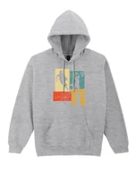 Bluzy męskie - Bluza Koszykówka NBA Retro Basketball Sportowa na Trening Szara XXL - miniaturka - grafika 1