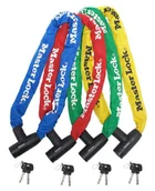 Haki, szakle i karabinki - Master Lock Master Lock Łańcuch zabezpieczający w osłonie - 8mm - 0.9m - miniaturka - grafika 1