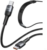 Kable USB - Cable USAMS SJ759 U89 100W Fast Charging with massager black - miniaturka - grafika 1