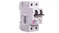 Bezpieczniki elektryczne - ETI Polam ETI Wyłącznik nadprądowy ETIMAT10 2-polowy 10kA B 10A 002123714 ETIMAT10 2P 10KA B 10A - miniaturka - grafika 1