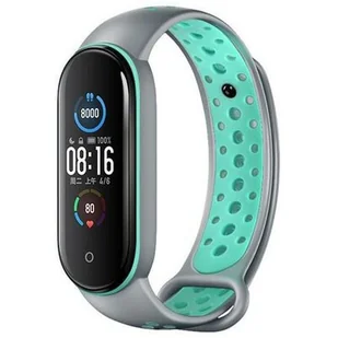 Pasek BELINE Design do Xiaomi Mi Band 5/6/7 Szaro-zielony - Akcesoria do smartwatchy - miniaturka - grafika 3