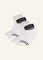 Skarpetki damskie - Calvin Klein Skarpety, 4 Pary weiss - miniaturka - grafika 1