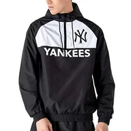 Garnitury - New Era Męska kamizelka MLB Winbreaker Neyyan wielokolorowa czarny XS-S - miniaturka - grafika 1