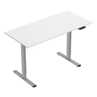 Stelaż / podstawa biurka, elektycznie regulowany, regulacja rozstawu 500mm, system antykolizyjny, szary, 100 kg nośność, Powerton - Inne meble biurowe - miniaturka - grafika 5