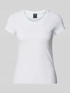 Koszulki i topy damskie - T-shirt z czystej bawełny - miniaturka - grafika 1
