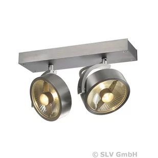 Spotline Kalu 2 ES111, Aluminium szczotkowane (147316) - - Lampy ścienne - miniaturka - grafika 2