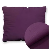 Poszewki na poduszki - Poszewka Bawełna 70 x 80 Jednolita Ola Śliwka Fiolet - miniaturka - grafika 1