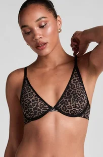 Hunkemöller Biustonosz nieusztywniany z fiszbinami Tara Czarny - Biustonosze - miniaturka - grafika 1