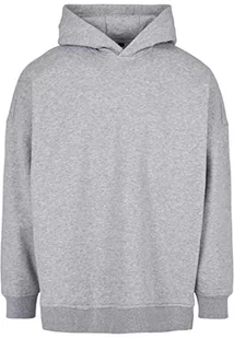 Build Your Brand Męska bluza z kapturem z długim rękawem i kapturem, szary, 3XL - Bluzy męskie - miniaturka - grafika 1