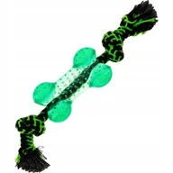 Zabawki dla psów - Zabawka dla psa SZNUR z gumowym GRYZAKIEM 22cm - miniaturka - grafika 1