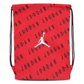 Plecaki worki - Worek szkolny młodzieżowy Nike Air Jordan Gym Sack Bag Playoffs Red/Black - 9A0745-R78 - miniaturka - grafika 1