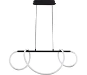 Lampy sufitowe - LED Żyrandol na lince EMMA LED/38W/230V czarny - miniaturka - grafika 1