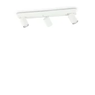 Lampy sufitowe - Ideal Lux Oprawa sufitowa RUDY PL3 biała 229065 - miniaturka - grafika 1