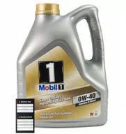 Płyny eksploatacyjne do aut - MOBIL 0W40 4L SYNTHETIC - miniaturka - grafika 1