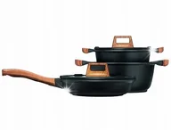 Zestawy garnków i patelni - Zestaw garnków z patelnią i akcesoriami MPM MGK-23 8 elementów Indukcja Gaz - miniaturka - grafika 1