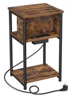 Ławy i stoliki kawowe - Stolik nocny boczny z listwą zasilającą - miniaturka - grafika 1