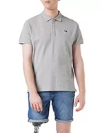 Koszulki męskie - Pepe Jeans Męska koszulka polo Vidal, 933GREY Marl, L - miniaturka - grafika 1