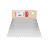 Narzędzia murarskie - Szpachla trapezowa 15 cm ZĄB 4X4 mm z uchwytem COMENSAL - miniaturka - grafika 1