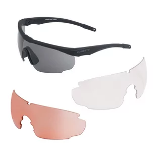 SwissEye - Okulary balistyczne Blackhawk - Czarne oprawki - 40421 - Ochrona oczu i twarzy - miniaturka - grafika 1