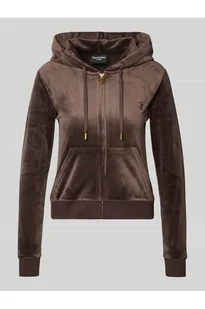 Bluza rozpinana z wyhaftowanym logo model ROBERTSON - Juicy Couture - Bluzy damskie - miniaturka - grafika 1