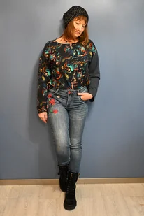 Nietypowa bluza bawełniana - Dream Big, Don't Quit - Bluzy damskie - miniaturka - grafika 1