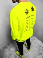 Bluzy męskie - BLUZA MĘSKA ŻÓŁTO-NEONOWA OZONEE MACH/3149Z - Ozonee - miniaturka - grafika 1