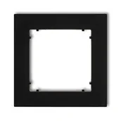 Klawisze i ramki - Karlik Ramka pojedyńcza MINI 12MR-1 czarny 12MR-1 - miniaturka - grafika 1
