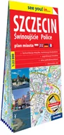 Mapy i plansze edukacyjne - Szczecin, Świnoujście, Police. Plan miasta 1:22 000 - miniaturka - grafika 1