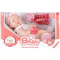 Lalka Bobas 40cm z akcesoriami MEGA CREATIVE 526224 - Lalki dla dziewczynek - miniaturka - grafika 1