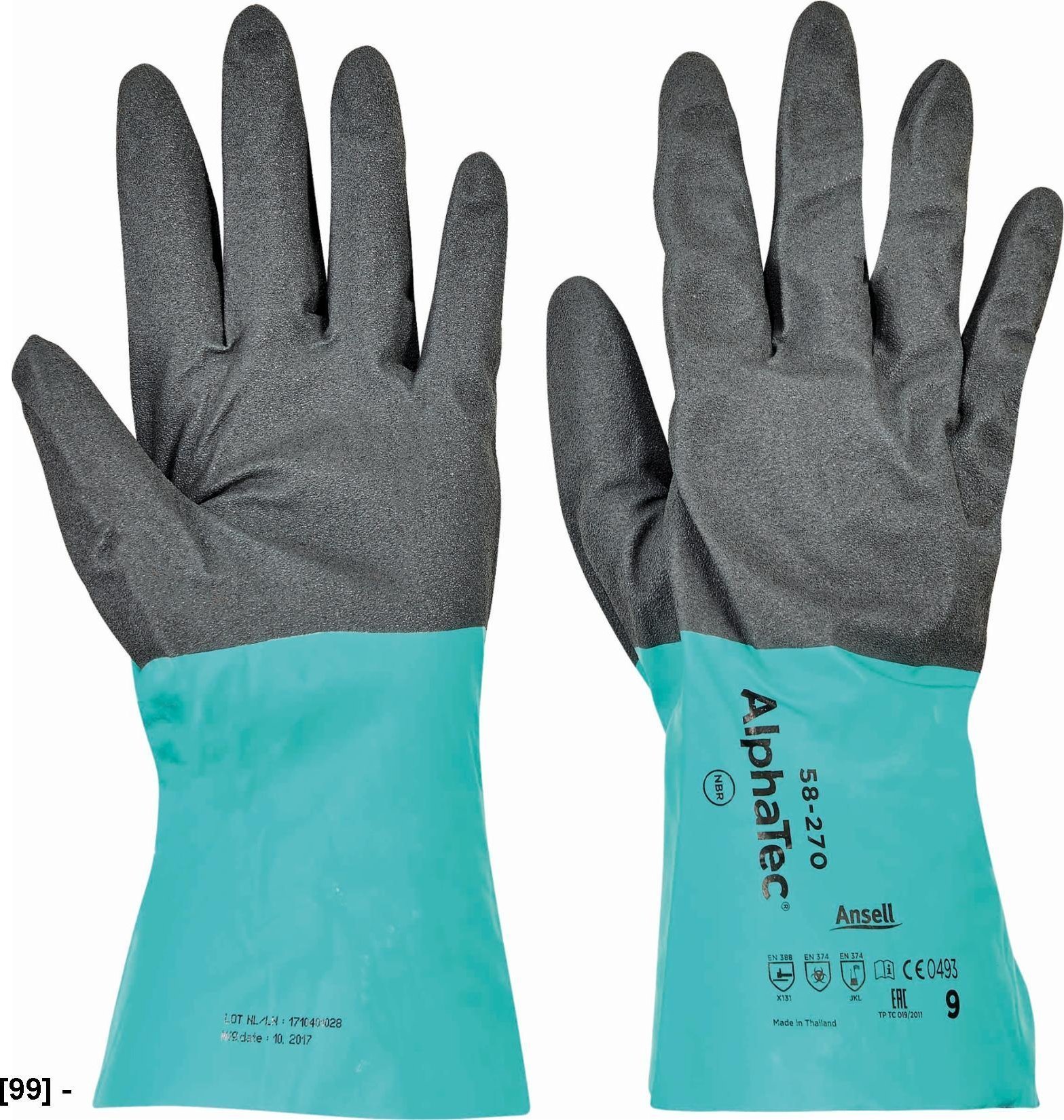 CERVA ALPHATEC TM 58-270 - rękawice chemoodporne 10