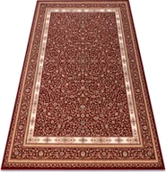 Dywany - Dywan NAIN Ornament, ramka 7965/51066 bordo / beż czerwony 200x300 cm - miniaturka - grafika 1