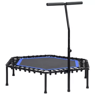 vidaXL, Trampolina fitness z uchwytem, 122 cm - Trampoliny - miniaturka - grafika 1