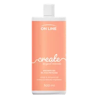 Żele pod prysznic dla mężczyzn - On Line Create, żel pod prysznic, bursztyn i mleczko migdałowe, 500 ml - miniaturka - grafika 1