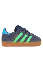 Buty dla chłopców - adidas Sneakersy Gazelle Comfort Closure Elastic Laces IH6476 Szary - miniaturka - grafika 1