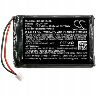 Cameron Sino Sony Playstation 4 Controller KCR1410 1900mAh 7.03Wh Li-Ion 3.7V Cameron Sino) CS-SP154SL - Akcesoria do Playstation - miniaturka - grafika 1