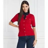 Swetry damskie - POLO RALPH LAUREN Kardigan LNY SS CB CD | Slim Fit - miniaturka - grafika 1