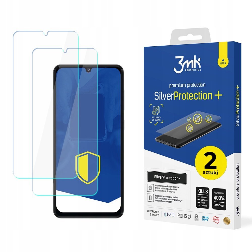 2x Folia hydrożelowa na ekran do Samsung Galaxy A32 4G 3mk SilverProtection