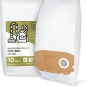 Worki do odkurzaczy - 10x Worek do Odkurzacza Festool Ctl MIDI Pojemny Odporny Duży Worki G9-W - miniaturka - grafika 1