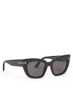 Okulary przeciwsłoneczne - Tom Ford Okulary przeciwsłoneczne FT1190 01A Czarny - miniaturka - grafika 1