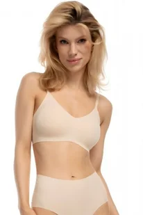 Julimex Infinity soft bra beżowy biustonosz sportowy - Biustonosze - miniaturka - grafika 1