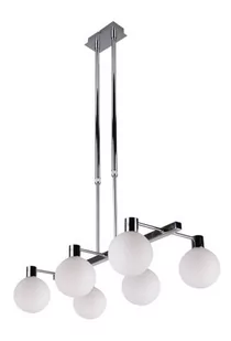 Candellux Maldus lampa wisząca 6-punktowa chrom 36-01481 - Lampy sufitowe - miniaturka - grafika 1