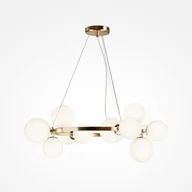 Lampy sufitowe - Nowoczesna lampa wisząca Dallas MOD545PL-11BS balls złote białe - miniaturka - grafika 1