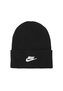 Nike FB6528-010 U NK Peak Beanie TC FUT L Czapka z daszkiem Unisex Dorosły Czarny/Biały Rozmiar 1SIZE - Czapki damskie - miniaturka - grafika 1