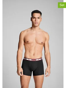 Puma Bokserki (2 pary) w kolorze czerwono-czarnym - Majtki męskie - miniaturka - grafika 1