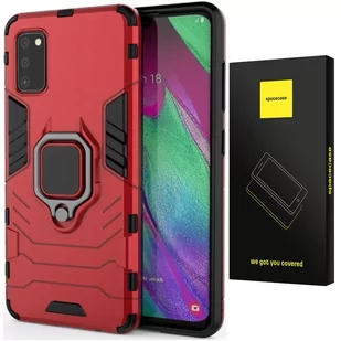 Etui Pancerne Spacecase X-Ring Uchwyt Magnetyczny Uchwyt Ring Case Obudowa Plecki Galaxy S20 Fe Czerwony - Etui i futerały do telefonów - miniaturka - grafika 1