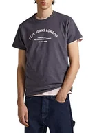 Koszulki męskie - Pepe Jeans Koszulka męska Waddon, Szary (Thunder), M - miniaturka - grafika 1