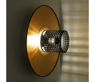 Duolla - Kinkiet TOKYO RATTAN 1xE27/15W/230V złoty/czarny - Lampy ścienne - miniaturka - grafika 1