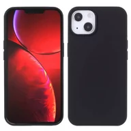 Etui i futerały do telefonów - Etui IPHONE 13 Silicone case elastyczne silikonowe czarne - miniaturka - grafika 1