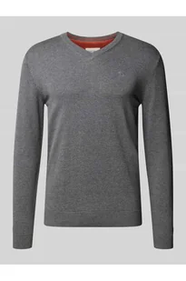 Sweter o kroju regular fit z czystej bawełny - Tom Tailor - Swetry męskie - miniaturka - grafika 1